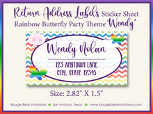 Load image into Gallery viewer, Rainbow Birthday Party Invitation Painting Boogie Bear Invitations Wendy Theme Paperless Printable Printed