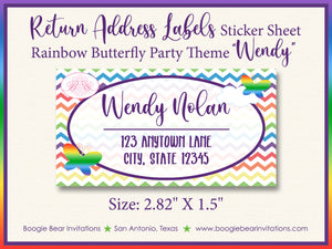 Rainbow Birthday Party Invitation Painting Boogie Bear Invitations Wendy Theme Paperless Printable Printed