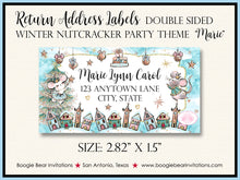 Load image into Gallery viewer, Nutcracker Birthday Party Invitation Winter Christmas Ballet Boogie Bear Invitations Marie Theme Paperless Printable Printed