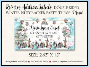 Nutcracker Birthday Party Invitation Winter Christmas Ballet Boogie Bear Invitations Marie Theme Paperless Printable Printed