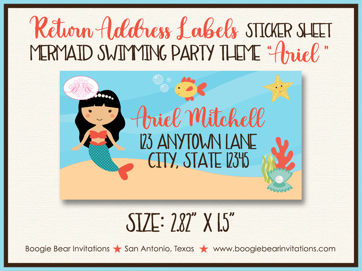 mermaid-swimming-birthday-party-invitation-pool-ocean-girl-boogie-bear-boogie-bear-invitations for Free Printable Ariel Birthday Invitations Mermaid Swimming Birthday Party Invitation Pool Ocean Girl Boogie Bear – Boogie Bear Invitations for Free Printable Ariel Birthday Invitations