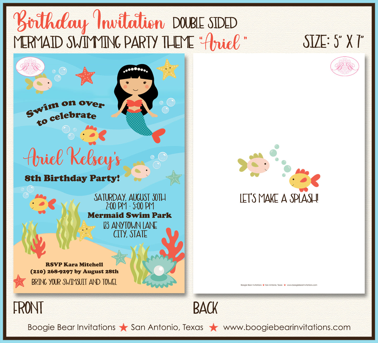mermaid-swimming-birthday-party-invitation-pool-ocean-girl-boogie-bear-boogie-bear-invitations for Free Printable Mermaid Birthday Party Invitations Mermaid Swimming Birthday Party Invitation Pool Ocean Girl Boogie Bear – Boogie Bear Invitations for Free Printable Mermaid Birthday Party Invitations