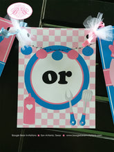 Load image into Gallery viewer, BBQ Reveal Baby Shower Party Banner Q Pink Blue Summer Girl Or Boy What A Joy Barbecue Twins Boogie Bear Invitations Shannon Theme Printed
