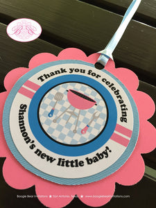 BBQ Reveal Baby Shower Favor Tags Grill Q Pink Blue Cook Summer Dinner Boy Girl Barbecue Party Twins Boogie Bear Invitations Shannon Theme