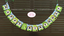 Load image into Gallery viewer, St. Patrick&#39;s Day Happy Birthday Banner Party Owl Girl Boy Lucky Green Woodland 1st 2nd 3rd 4th 5th 6th Boogie Bear Invitations Ashlyn Theme