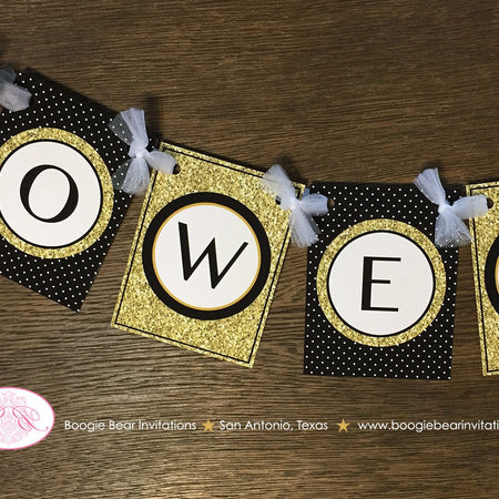 Mr. Wonderful Birthday Party Banner Small Bow Tie Little Man Black Onederful Gold Formal Boy Girl Boogie Bear Invitations Owen Theme Printed