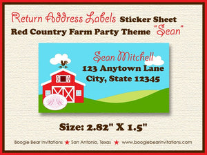 Boy Farm Birthday Party Invitation Country Barn Petting Zoo Tractor Windmill Boogie Bear Invitations Sean Theme Paperless Printable Printed