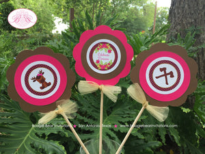 Little Moose Baby Shower Centerpiece Pink Set Forest Creatures Girl Woodland Animals Calf Plaid Flower Boogie Bear Invitations Viviana Theme