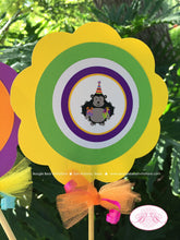 Load image into Gallery viewer, Wild Animals Birthday Party Centerpieces Girl Boy Zoo Safari Jungle Gender Neutral Tropical Serengeti Boogie Bear Invitations Cassidy Theme