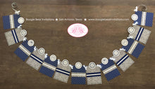 Load image into Gallery viewer, Mr. Wonderful Photo Timeline Banner 1st Onederful Birthday Bow Tie Mustache First Navy Blue Silver White Boogie Bear Invitations Odin Theme