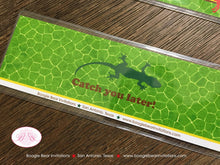 Load image into Gallery viewer, Rainforest Birthday Party Bookmarks Favor Girl Boy Rain Forest Green Amazon Jungle Wild Reptile Zoo Bug Boogie Bear Invitations Mowgli Theme