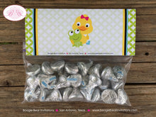 Load image into Gallery viewer, Frog Duck Birthday Party Treat Bag Toppers Folded Favor Spring Garden Girl Pink Chick Grow Gardening Boogie Bear Invitations Charlize Theme