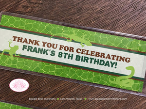 Reptile Birthday Party Bookmarks Favor Rain Forest Girl Boy Green Snake Amazon Jungle Wild Zoo Safari Boogie Bear Invitations Frank Theme