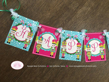 Load image into Gallery viewer, Nutcracker Happy Birthday Banner Party Winter Christmas Pink Green Blue Girl Snowflake Snow Ball Ballet Boogie Bear Invitations Clara Theme