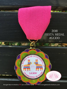 2018 2019 Fiesta Medal Boogie Bear Invitations #Viva Fiesta #SA300 Celebrating 10 Years In Business San Antonio Cinco de Mayo Glitter Pin