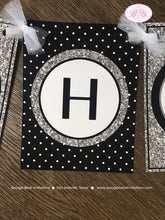 Load image into Gallery viewer, Mr. Wonderful Happy Birthday Party Banner Boy Little Man Black Onederful Glitter Silver Grey ONE 1st 2nd Boogie Bear Invitations Otis Theme