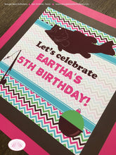 Load image into Gallery viewer, Bass Fishing Birthday Party Door Banner Fish Pink Girl Pole Rod Bob Reel Boat Fisherman Great Outdoors Boogie Bear Invitations Eartha Theme
