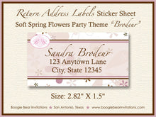 Load image into Gallery viewer, Soft Spring Flowers Party Invitation Valentine&#39;s Day Garden Dinner Couples Boogie Bear Invitations Brodeur Theme Paperless Printable Printed