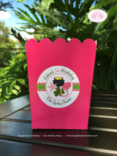 Load image into Gallery viewer, Lucky Charm Popcorn Boxes Mini Food Buffet Birthday Party Pink Green Shamrock St. Patricks Day Clover Boogie Bear Invitations Eileen Theme