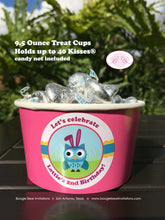 Load image into Gallery viewer, Easter Owls Birthday Party Treat Cups Food Candy Buffet Paper Appetizer Food Birthday Girl Boy Spring Boogie Bear Invitations Lottie Theme