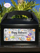 Load image into Gallery viewer, Halloween Witch Party Treat Boxes Favor Tags Bag Pumpkin Girl Boy Cocktail Spiderweb Orange Black Boogie Bear Invitations Craven Theme