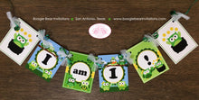 Load image into Gallery viewer, St. Patrick&#39;s Day Highchair I am 1 Banner Party Birthday Owls Girl Boy Lucky Green Woodland 1st 2nd 3rd Boogie Bear Invitations Ashlyn Theme