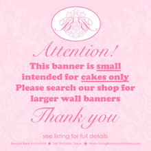 Load image into Gallery viewer, Pink Farm Party Pennant Cake Banner Topper Birthday Animals Barn Girl Petting Zoo Country Horse Cow Boogie Bear Invitations Shirley Theme