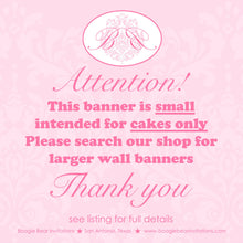 Load image into Gallery viewer, Pink Pumpkin Party Pennant Cake Banner Topper Happy Birthday Fall Autumn Orange Girl Farm Barn Country Boogie Bear Invitations Deanna Theme