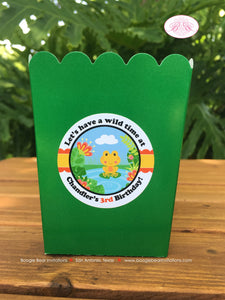 Rain Forest Party Popcorn Boxes Mini Favor Food Birthday Animals Rainforest Amazon Jungle Wild Zoo Boogie Bear Invitations Chandler Theme