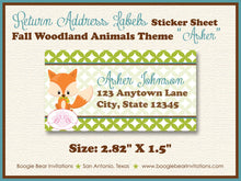 Load image into Gallery viewer, Fall Animals Birthday Party Invitation Pumpkin Boy Girl Fox Woodland Forest Boogie Bear Invitations Asher Theme Paperless Printable Printed