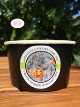 Load image into Gallery viewer, Halloween Party Treat Cups Candy Food Buffet Paper Witch Hat Pumpkin Haunted House Spell Orange Black Boogie Bear Invitations Craven Theme