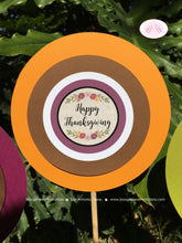 Load image into Gallery viewer, Thanksgiving Party Centerpiece Set Cornucopia Bounty Horn of plenty Formal Floral Fall Autumn Turkey 1st Boogie Bear Invitations Cooke Theme