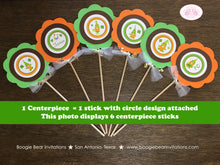Load image into Gallery viewer, St. Patricks Day Gnomes Centerpiece Set Birthday Party Boy Girl Lucky Green Orange Dryad Magic Garden Boogie Bear Invitations Tristan Theme