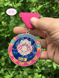 2018 2019 Fiesta Medal Boogie Bear Invitations #Viva Fiesta #SA300 Celebrating 10 Years In Business San Antonio Cinco de Mayo Glitter Pin