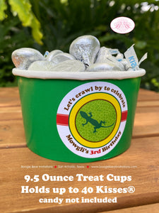 Rainforest Birthday Party Treat Cups Candy Rain Forest Reptile Green Parrot Monkey Frog Jungle Reptile Boogie Bear Invitations Mowgli Theme