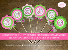Load image into Gallery viewer, Pink Watermelon Birthday Centerpiece Set Party Girl One In Melon Two Sweet Green Summer Picnic Fruit Boogie Bear Invitations Darlene Theme