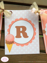 Load image into Gallery viewer, Retro Ice Cream Birthday Party Package Girl Summer Happy Door Banner Sign Popsicle Vintage Retro Sweet Boogie Bear Invitations Rebecca Theme