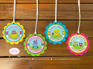 Spring Easter Owls Birthday Party Package Pastel Pink Boy Girl Egg Hunt Decorating Basket Garden Picnic Boogie Bear Invitations Lottie Theme