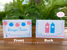 Load image into Gallery viewer, BBQ Reveal Baby Shower Package Grill Q Pink Blue Summer Boy Girl Barbecue Twins Party Picnic Boogie Bear Invitations Shannon Theme