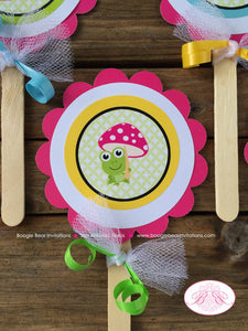 Frog Duck Birthday Party Package Girl Pink Spring Flowers Gardening Green Rain Boots Chick Pond Wagon Boogie Bear Invitations Charlize Theme