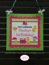 Load image into Gallery viewer, Frog Duck Birthday Party Package Girl Pink Spring Flowers Gardening Green Rain Boots Chick Pond Wagon Boogie Bear Invitations Charlize Theme