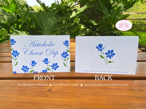 Blue Flowers Birthday Party Package Blue Bluebonnetts Green Garden Spring Grow Floral Farm Country Girl Boogie Bear Invitations Mia Theme