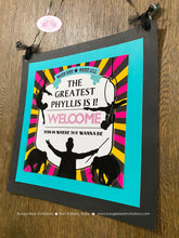 Load image into Gallery viewer, Circus Showman Party Door Banner Birthday Animals Pink Girl Greatest Show on Earth Big Top Trapeze Kid Boogie Bear Invitations Phyllis Theme