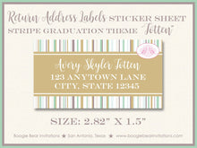 Load image into Gallery viewer, Photo Stripe Graduation Announcement Ribbon Girl Boy 2022 2023 2024 2025 Boogie Bear Invitations Totten Theme Paperless Printable Printed