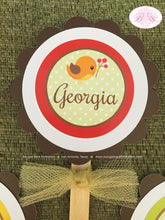 Load image into Gallery viewer, Harvest Girl Birthday Cupcake Toppers Fall Party Autumn Pumpkin Picking Bird Acorn Country Farm Barn Boogie Bear Invitations Georgia Theme