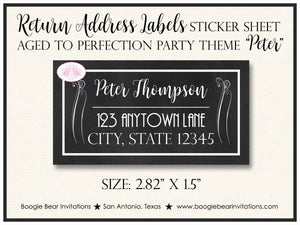 Vintage Dude Birthday Party Invitation Chalkboard Aged to Perfection Whisky Boogie Bear Invitations Peter Theme Paperless Printable Printed