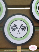Load image into Gallery viewer, ATV Off Road Racing Cupcake Toppers Set Party Boy Girl Green Black All Terrain Vehicle 4 Wheeler Quad Boogie Bear Invitations Garrett Theme