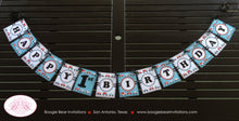 Load image into Gallery viewer, Cars Trucks Birthday Party Banner Happy Honk Beep Red Blue Black White Vehicles Stoplight Girl Boy Travel Boogie Bear Invitations Sam Theme