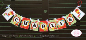 Frog Duck Spring Birthday Party Banner Name Garden Grow Red Wagon Green Boy Girl 1st 2nd 3rd 4th 5th Boogie Bear Invitations Charlie Theme