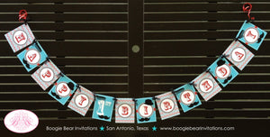 Mustache Happy Birthday Party Banner Bash Boy Red Blue Chevron Stripe Comb Little Man Bowler Top Hat Boogie Bear Invitations Salvador Theme
